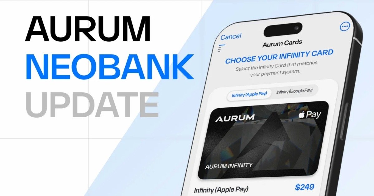 Aurum NeoBank App - Banco Digital Cripto
